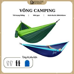 Võng Camping, Võng Xếp, Võng Dã Ngoại 260*140cm Gấp Gọn Siêu Nhẹ, Đi Cắm Trại, Du Lịch Tiện Lợi (Tặng Túi,Dây,Móc)-DCP28