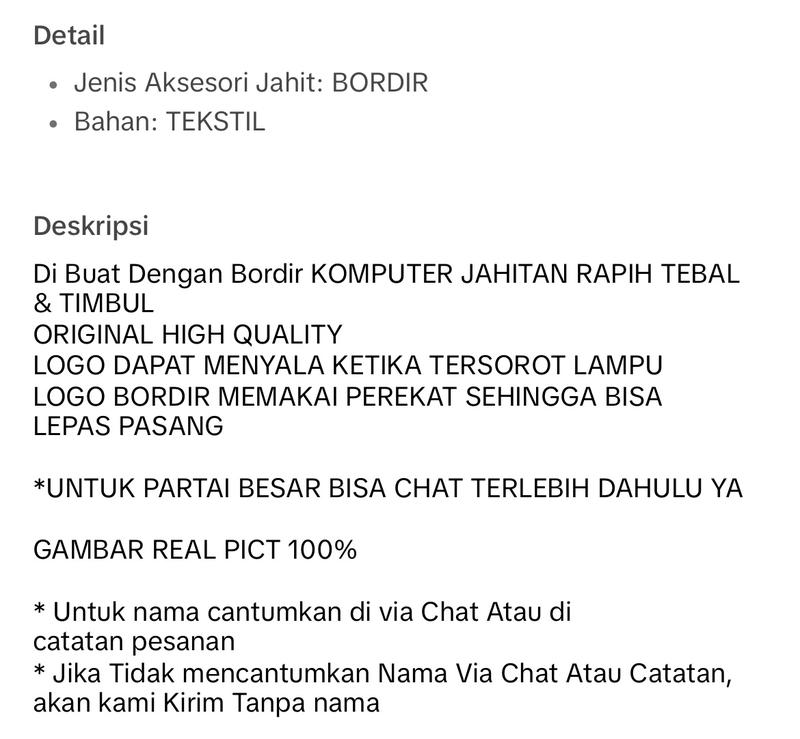 Product Introduction of Logo POKDAR kamtibmas fullset depan belakang 0