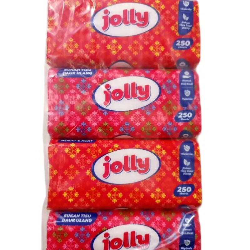 Paket 4 Pcs Tisu Jolly 250 Sheet Hemat dan Kuat  Tissue 3