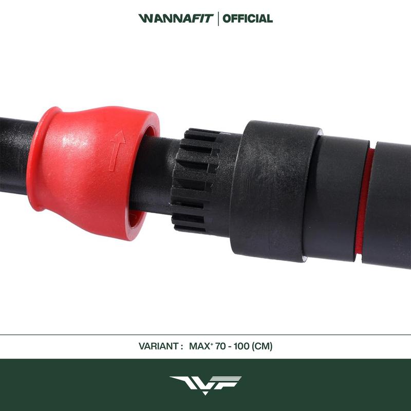 WANNAFIT Pull Up Bar Door Chinning | Chin Up Tiang Angkat Badan | Alat Olahraga Rumah 7