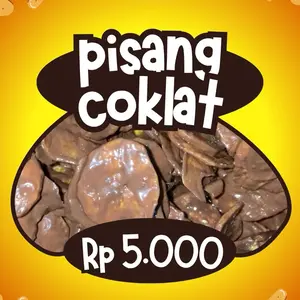 [PROMO SPESIAL]  Keripik Pisang Cokelat Lumer 150 gram tanpa Pengawet Camilan Enak & Segar by BananaBar