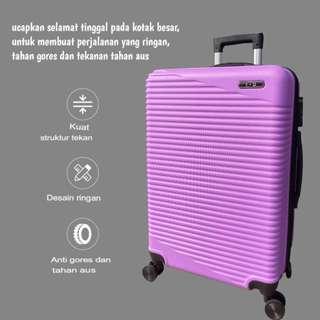 Product Introduction of Koper 1037 Bagasi Size 24inci Anti Lecet Tahan Banting Roda 4 Putar 360derajat Pin Lock 1