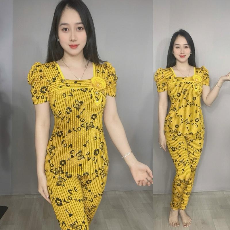 - Đồ bộ thiết kế thun aty tơ - quần dài ống ôm !!!