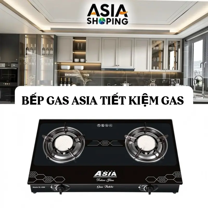 ASIA Bếp gas HN model : 8700 (82)  đường kinh 90mm tiết kiệm 30% lượng gas tiêu thụ so với đầu đốt thường . BH chính hãng 12 tháng , lỗi một đổi một trong 15 ngày .