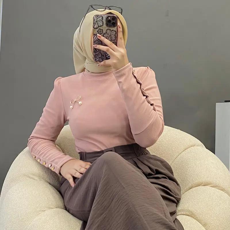 Blouse syakira inner pakaian wanita atasan knite kekinian terbaru 4