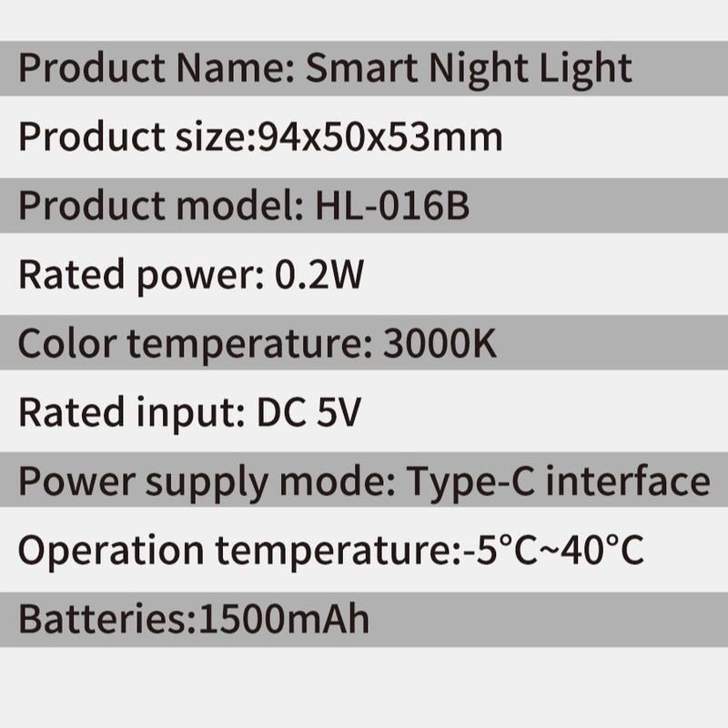 Motion Sensor Night Light, 3 Light Modes, Smart Night Light Magnetic Wall Sensor, Dusk to Dawn Sensor, Suitable for Bedroom, Bathroom, Hallway, Kitchen
