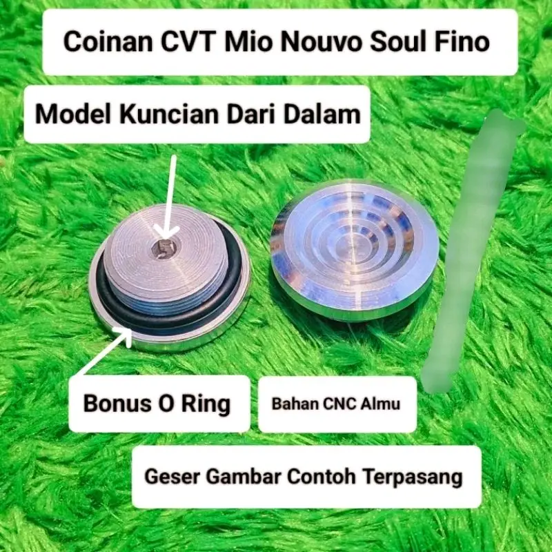 Coinan CVT Mio Nouvo Mio Sporty Mio Soul Fino Mio Smile CNC Almu Tebal Coinan Koin Bak CVT YAMAHA 0