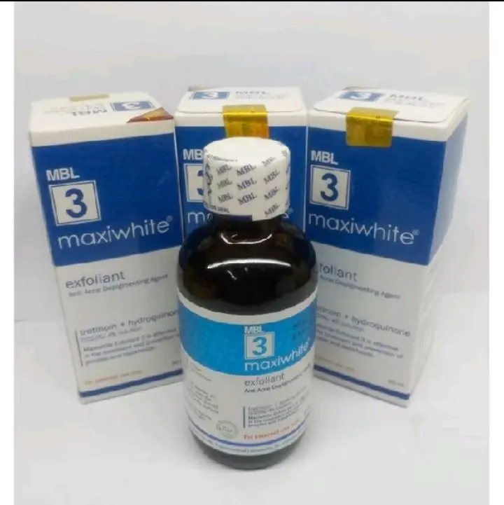 TONER MAXIWHITE MBL 3 EXFOLIANT 60ML KWALITAS ORIGINAL 0