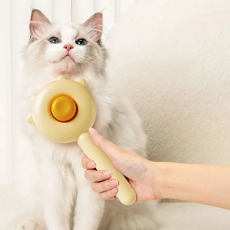 Grooming Pet Hair Remover Brush Cat Dogs Hair Comb Removes Comb Short Massager Pet Goods For Cats Dog Brush Accessories Supplies