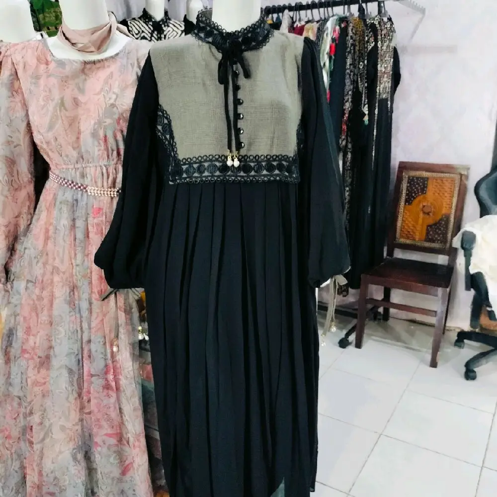 Midi SHR dress kotak by aydill collection