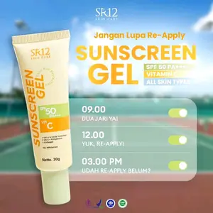 SUNSCREEN GEL SR12/ UNTUK SEMUA JENIS KULIT/ BPOM