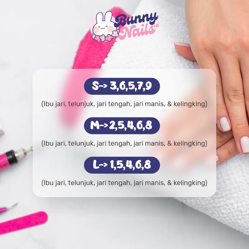 AM25 WEDDING PRESS ON NAILS | BUNNYNAILSID | KUPAL KUKU PALSU Art Nail Art Wedding Wisuda 8