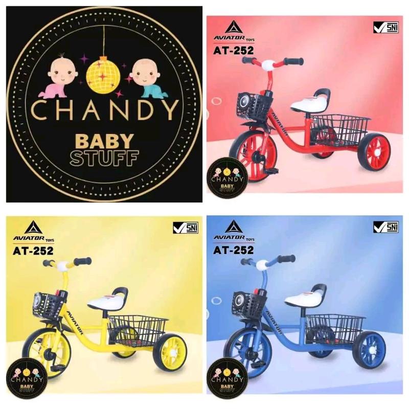 SEPEDA ANAK RODA TIGA TERBARU TRICYCLE AVIATOR AT 252 0