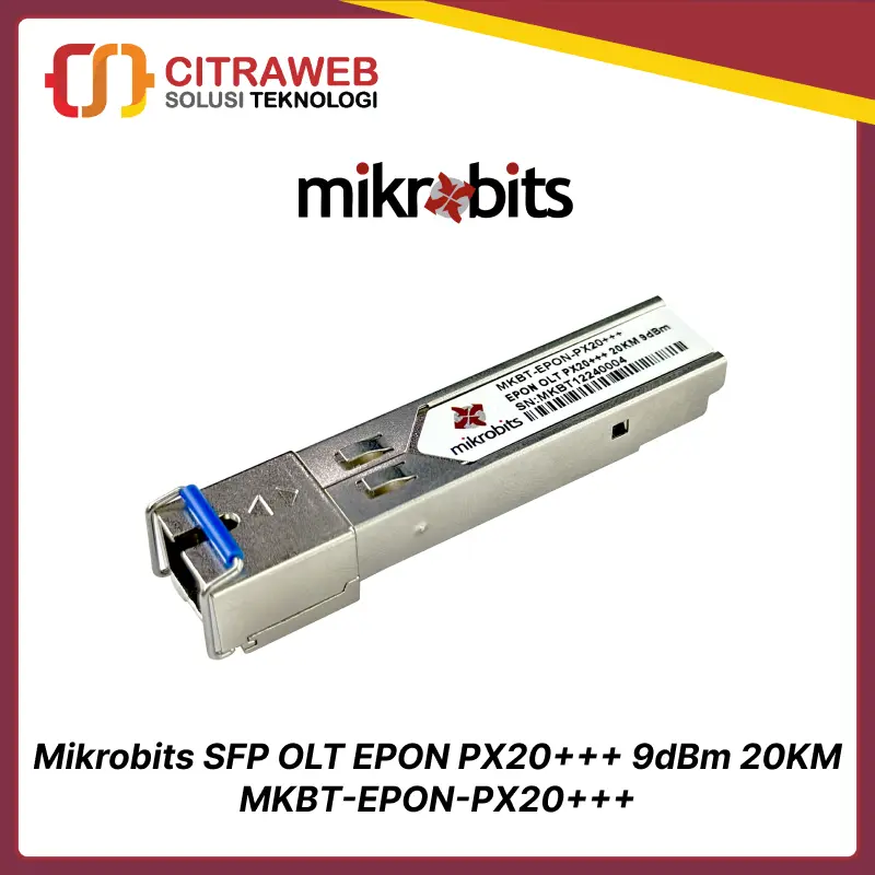 Mikrobits SFP OLT EPON PX20+++ 20KM 9dBm