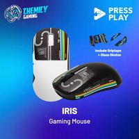 Gambar Press Play / Pressplay Iris Ultra-lightweight Ergonomic Wireless Gaming Mouse PAW3395 - Black, Mouse Only dari ChemicyGaming Kota Administrasi Jakarta Pusat 1 Tokopedia