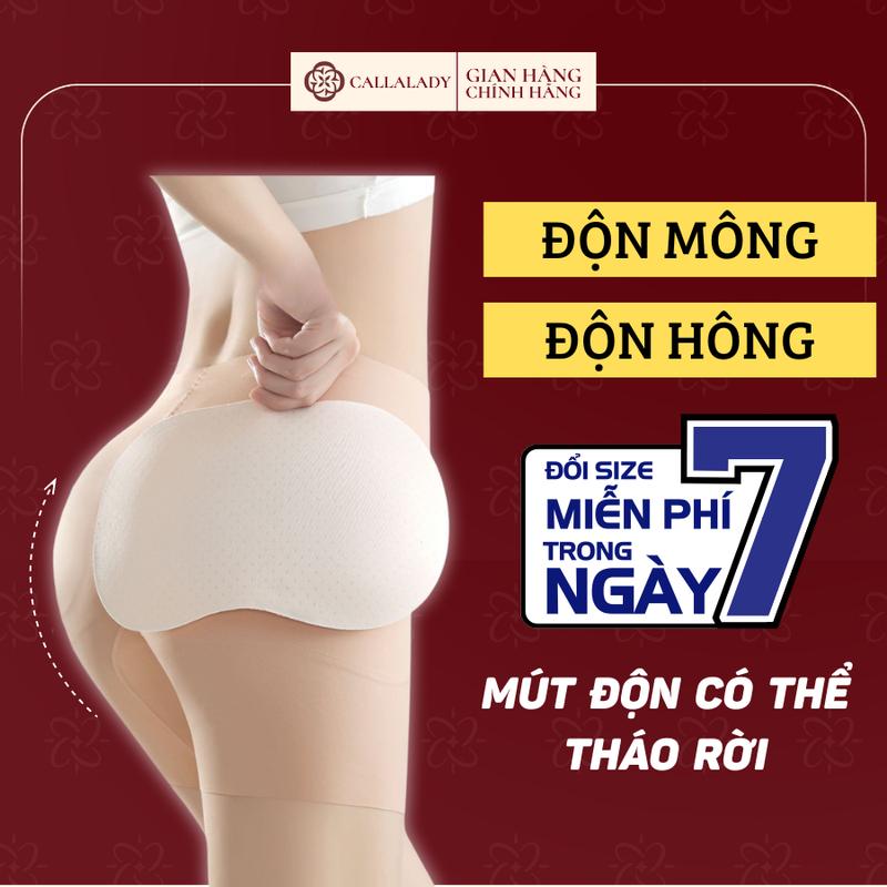 Quần độn mông và hông Callalady nịt bụng dưới độn hõm hông tự nhiên siết đùi chất đúc su không lộ viền cao cấp 33