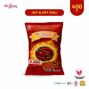 McLewis Hot n Hot Chilli Sauce 400g