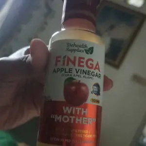 Dehealth Supplies FINEGA CUKA APEL 100ml Kaca cuka apel original