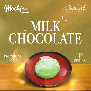 MILK CHOCOLATE - Mochi Isi Premium Series [HALAL] - (1 Box Isi 5 Rasa Khas Eropa) Cemilan Siap Makanan