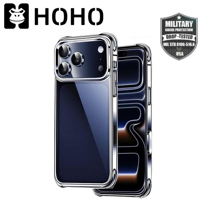 เคส HOHO เคสกันกระแทกใส iPhone 17 Air 16e 6 6S 7 8 7+ 8+ Plus + SE 3 2 X XR XS Max 11 12 13 14 Pro M