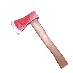 kampak merah gagang kayu - kampak serba guna