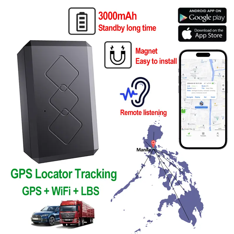 thumbnail image 2 of LuckyQ GF07 Mini Magnetic GPS Tracker – Real-Time Car Locator, GSM/GPRS, US Seller 2 of 5