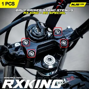 BAUT M8X30 DRAT 12 BAUT RAISER STANG RX KING RXS RXK YT STENLIS ( 1 PCS BAUT )