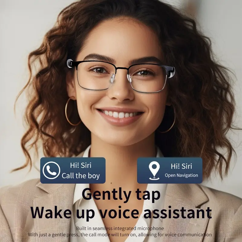 Smart glasses with Bluetooth function: can play music and make calls, lenses can change color and have UV protection function 2