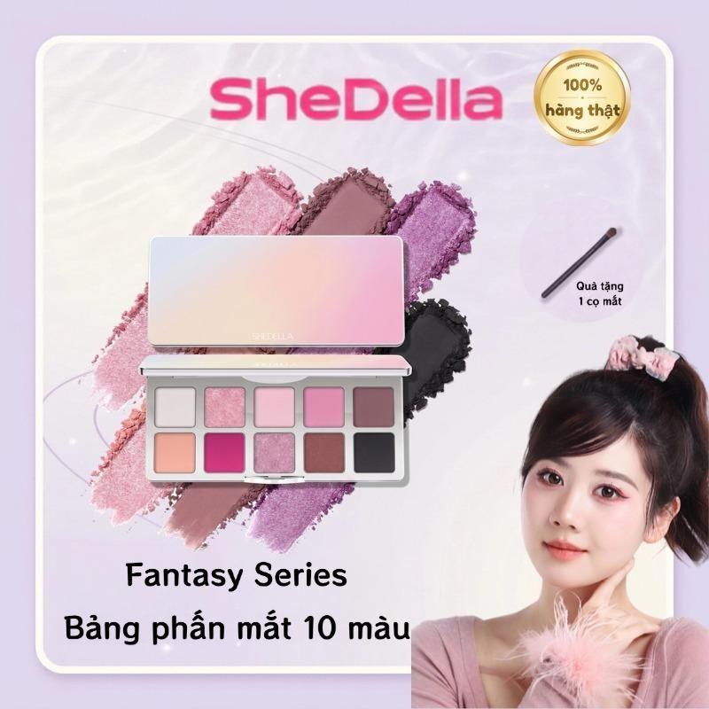 Bảng Phấn Mắt Shedella 10 Ô Chất Phấn Mịn Dễ Tán Giữ Màu Lâu Thiết Kế Tiện Lợi…