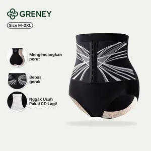 GRENEY- CD Korset Membentuk Perut Datar Mengangkat Bokong-Model pendek Potongan slim fit Bahan ringan & tipis Membentuk tubuh Nyaman dipakai-90007