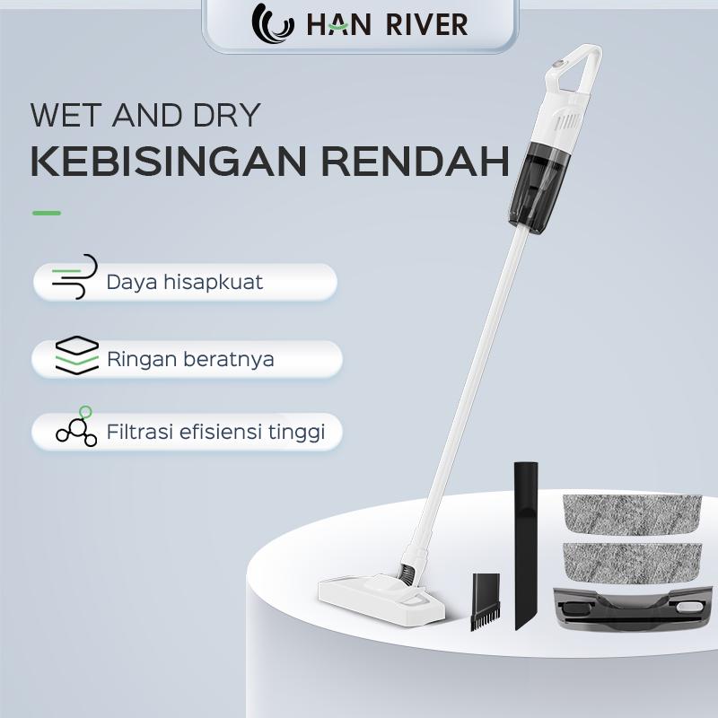 （COD）HAN RIVER Vacuum Cleaner Portabel Hisap Dan Mengepel 2 In 1 Anpa Kabel Genggam Penyedot Debu 1