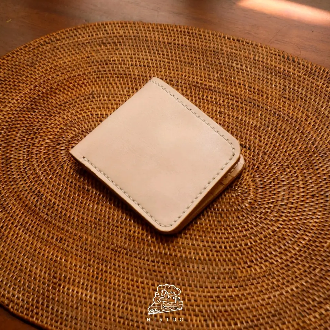 Histro leatherworks | dompet kulit asli handmade handstiching | natural leather wallet