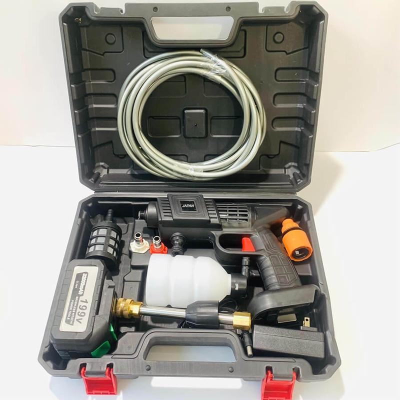 BÁN CHẠY Bộ Máy Rửa Xe Mini Dùng PIN 199V Điện Áp 48V 30000MAH Máy Xịt Rửa Sân Vườn Máy Xịt Rửa Cao Áp Có Tạo Bọt Tuyết Bảo Hành 12 Tháng