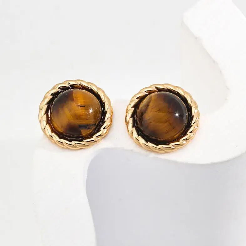 Dear Dust | S925 | Retro gold earrings