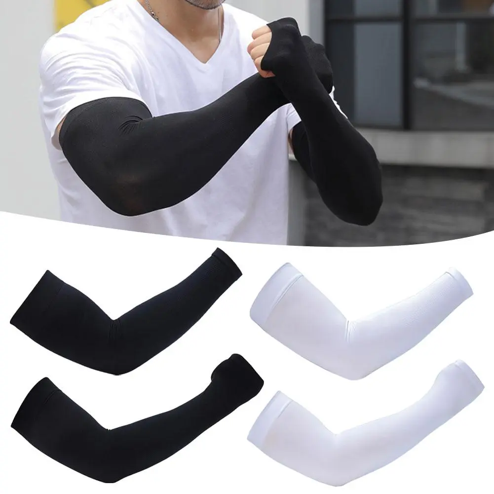Penutup Lengan Penyejuk Sukan, Sesuai untuk Berbasikal, Perlindungan Matahari UV, Luaran