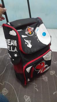 Product Review of Tas Troli Backpack Dinoo Space Untuk Laki Laki PAUD TK SD Free Jam Tangan Dan Botol Minum Keren from ☆**☆ 0