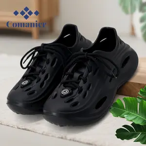 Comanier Sandal Pria Baim Kekinian Tinggi Sandal Slop Pria Sepatu Sandal Slide Anti Licin