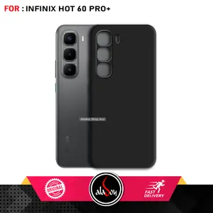 Case For Infinix Hot 60 Pro Plus Casing Ultra Slim Premium Softcase Black Protection