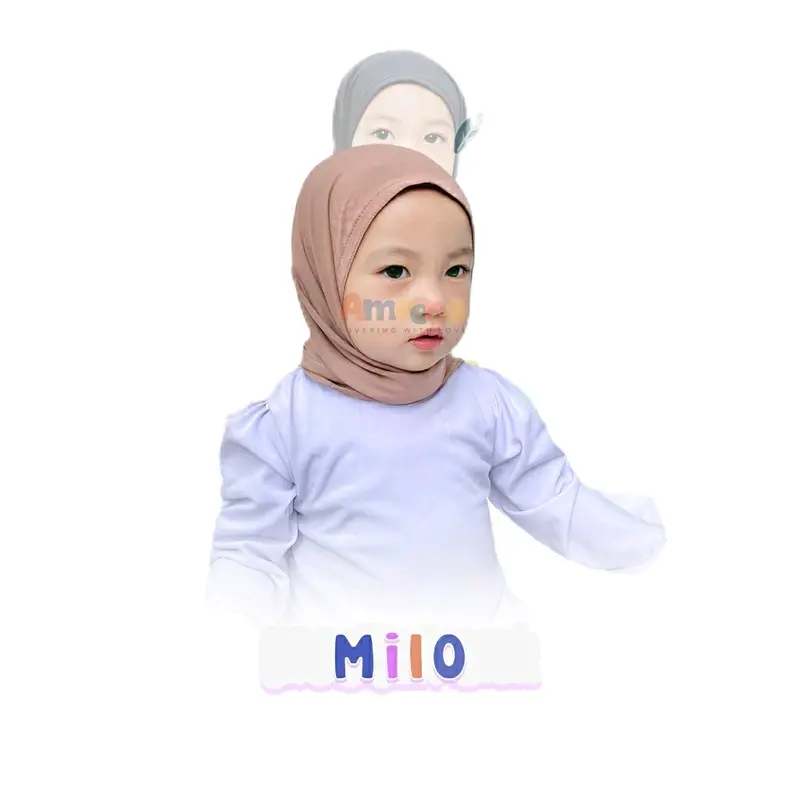 SEGITIGA INSTAN KANCING ANAK ZIYA-SEGITIGA JERSEY USIA 2-5 TAHUN BY DESMONDA Jilbab Muslim Nyaman Kerudung Cantik 2