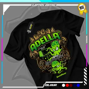 Kaos ADELLA AMC INDONESIA Unisex - Baju Distro Pria Wanita ~ FREE STICKER