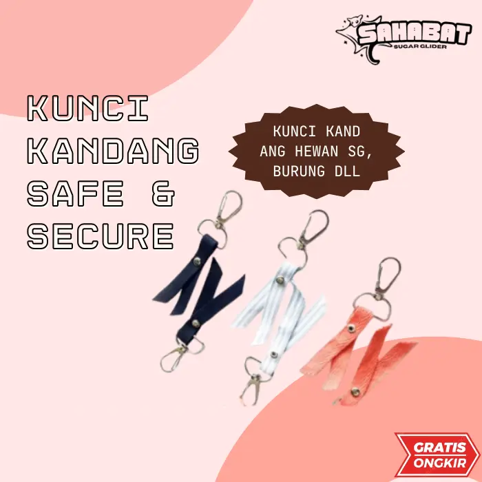 KUNCI KANDANG SUGAR GLIDER / HAMSTER / BURUNG / LANDAK MINI DLL