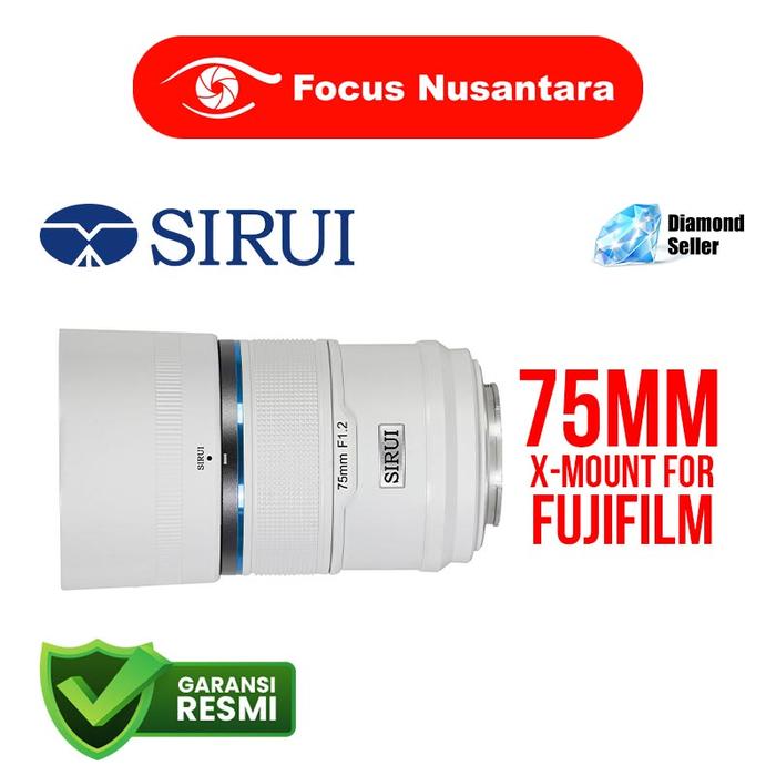 Gambar SIRUI Sniper 75mm f/1.2 APS-C Autofocus Lens 75 mm f1.2 for Sony / Fujifilm / Nikon Z GARANSI RESMI - Black, E Mount dari Focus Nusantara Kota Administrasi Jakarta Pusat Tokopedia