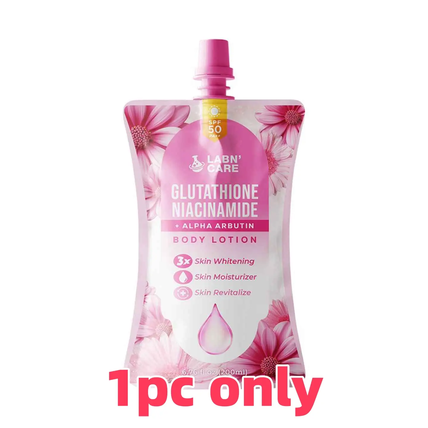BUY 1 TAKE 1 Labn' Care Glutathione Niacinamide Body Whitening Lotion 200ML With SPF 50 PA++, 3X Skin Whitening, Skin Moisturizer and Skin Revitalize, Bare Vanilla Scent, Mabango at Long Lasting Scent