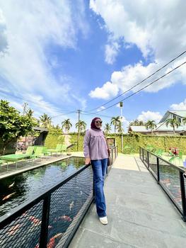 Product Review of WARPATH - Cutbray Wide Leg High Waist Flare Jeans Stretch Wanita Panjang Celana Cewek Denim STRETCHBOOT 9184 from H**i 1