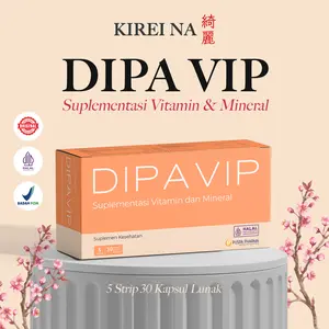 DIPAVIP - Suplementasi Vitamin dan Mineral - isi 30 Caplet - Sudah BPOM dan Halal
