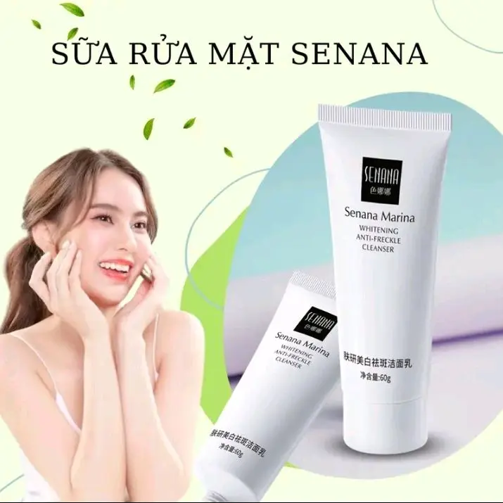combo 3 tuýp sữa rửa mặt dịu nhẹ senana