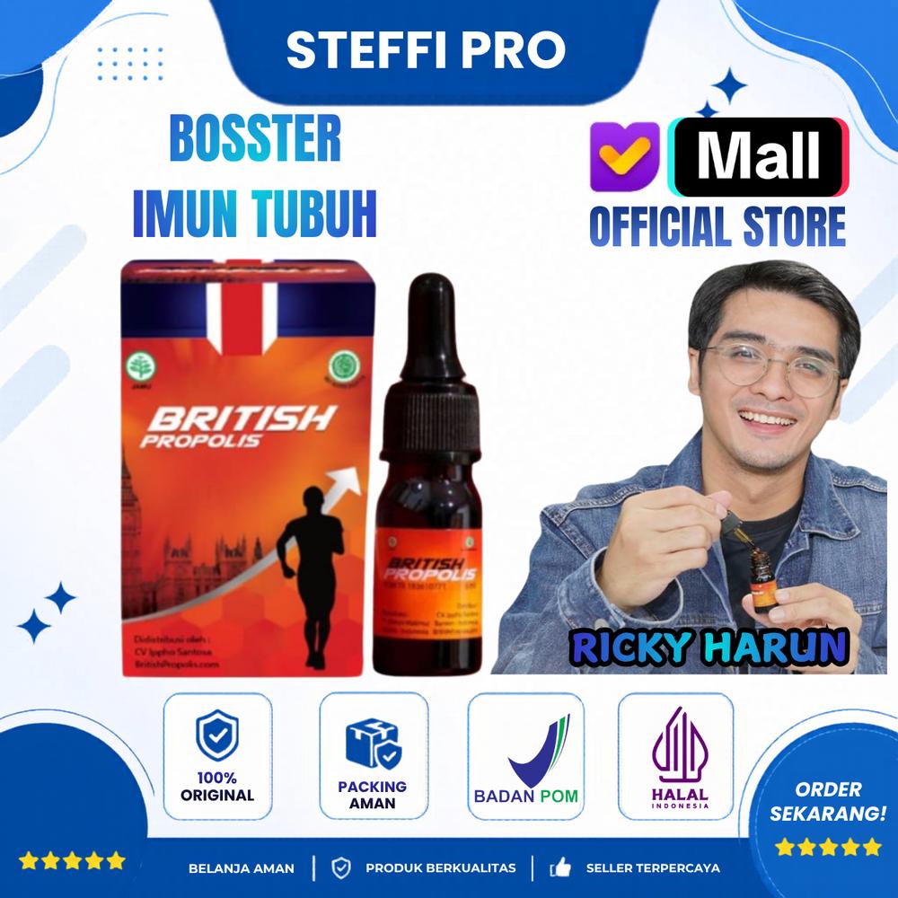 BRITISH PROPOLIS Reguler Suplemen Booter Imunitas Tubuh