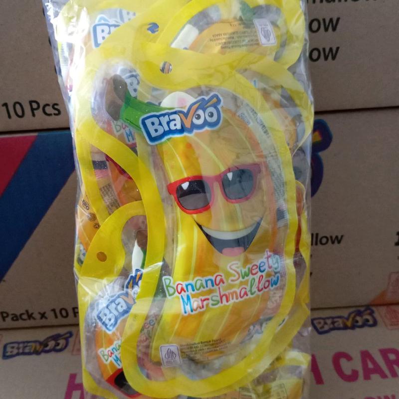 Paket Marshmallow BRAVO isi 30 pcs Candy Snack 3