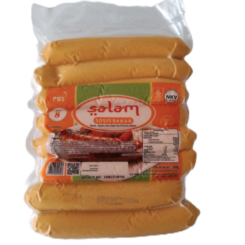 Salam Sosis Bakar Jumbo isi 8 Biji 600gr Bakaran Frozen Food Ayam sapi ( Khusus Jawa Timur ) 0