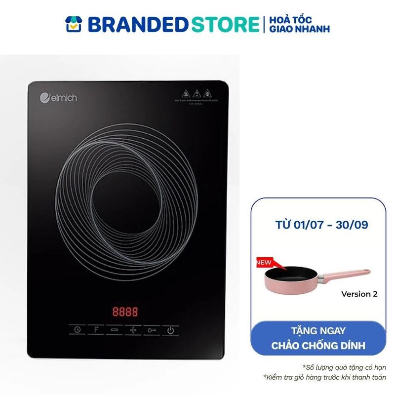 Bếp từ đơn Elmich 2100W thiết kế hiện đại nấu ăn tiện lợi cho gia đình